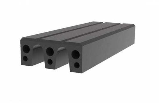 Gummi-Verbund-M-Fenderblöcke mit UHMW-PE-Deckschicht