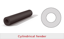 Cylindrical fender
